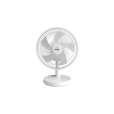 Настільний бездротовий вентилятор IW8008-H 1200mA white Настільний бездротовий вентилятор IW8008-H 1200mA white