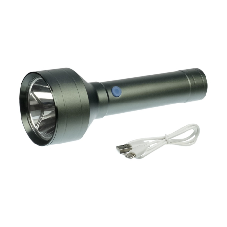 LED фонарик аккумуляторный Hongxin HX165 2000 lm, металлический, 2600 mAh, Type-C, grey LED фонарик аккумуляторный Hongxin HX165 2000 lm, металлический, 2600 mAh, Type-C, grey