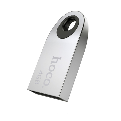 USB флеш накопитель Hoco UD9 4GB USB 2.0 металлический silver
