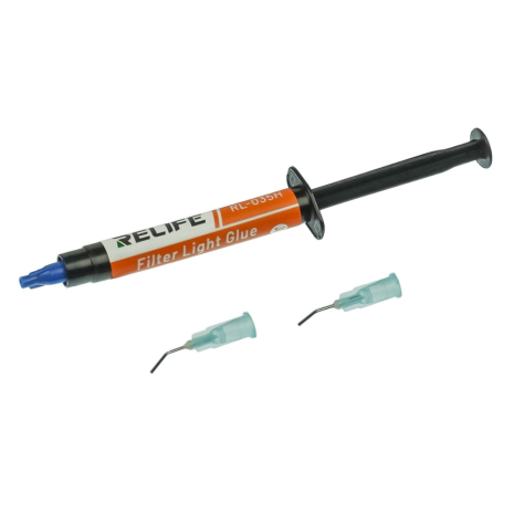 Клей UV Relife RL-035H Light filter glue, для фиксации фильтров камеры, в шприце, 3 ml