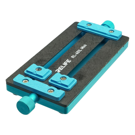 Держатель плат Relife RL-601L Mini , из высокотемпературного композита с гнездами под BGA микросхемы Держатель плат Relife RL-601L Mini , из высокотемпературного композита с гнездами под BGA микросхемы