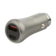 Автомобильное зарядное устройство Biboshi Z04 1 USB 1 Type-C PD-20W silver