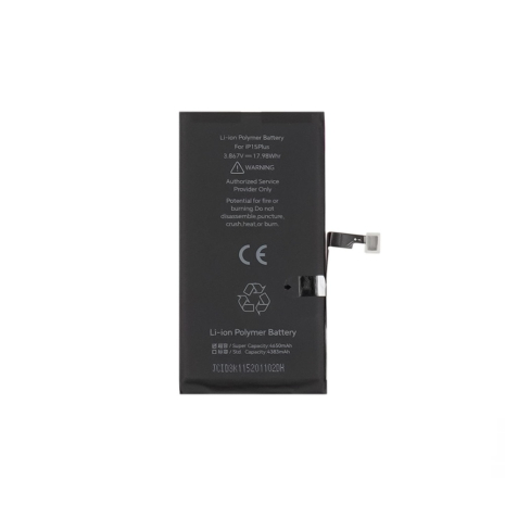 Аккумулятор JCID для Apple iPhone 15 Plus (4650mAh), усиленный (без ошибки)