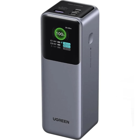 Power Bank Ugreen PB722 25000mah 200W LED (35525B) Gray UA UCRF