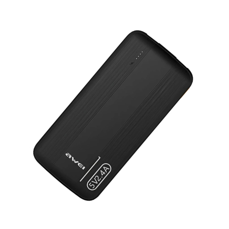 Power Bank Awei P20K 10000mAh Black UA UCRF