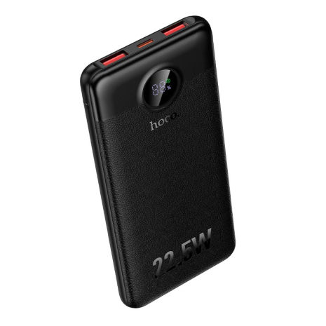 Повербанк HOCO Precision fully compatible power bank J172 10000mAh |1C/2A, 22.5W/3A, PD/QC| black