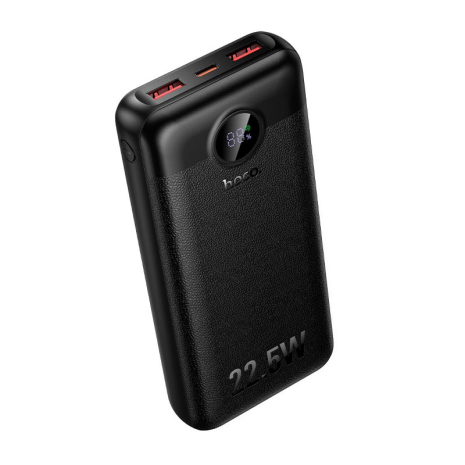 Повербанк HOCO Precision fully compatible power bank J172A 20000mAh | 1C/2A, 22.5W/3A, PD/QC| black