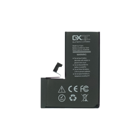 Аккумулятор GXQC Supercharged для Apple iPhone 15 Pro IC Original New (без ошибки), усиленный (3420 mAh) [Service Pack]