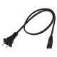 Кабель питания C7 to 2pin (американская розетка) 50cm(250V/6A Max) Power Cable For XBOX PS4 та ін. без упаковки, Black Кабель питания C7 to 2pin (американская розетка) 50cm(250V/6A Max) Power Cable For XBOX PS4 та ін. без упаковки, Black