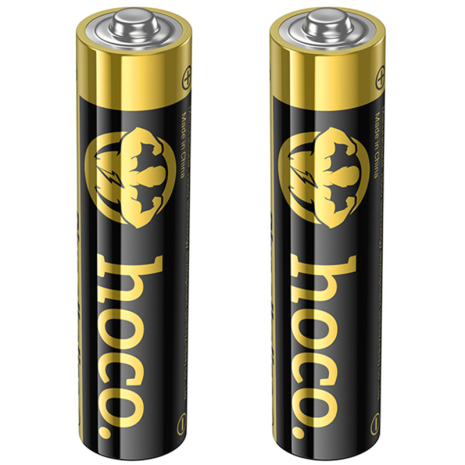 Alkaline battery HOCO JA2A |AAA, LR03, 1.5V| (2PCS) black