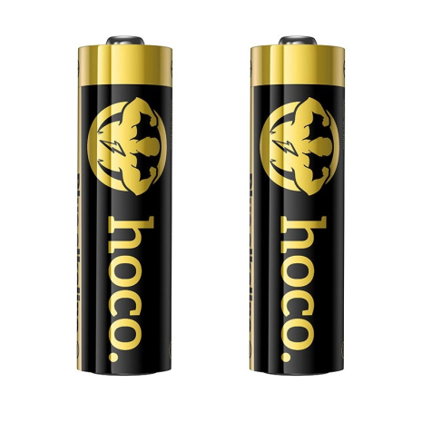Alkaline battery HOCO JA1A |AA, LR6, 1.5V| (2PCS) black