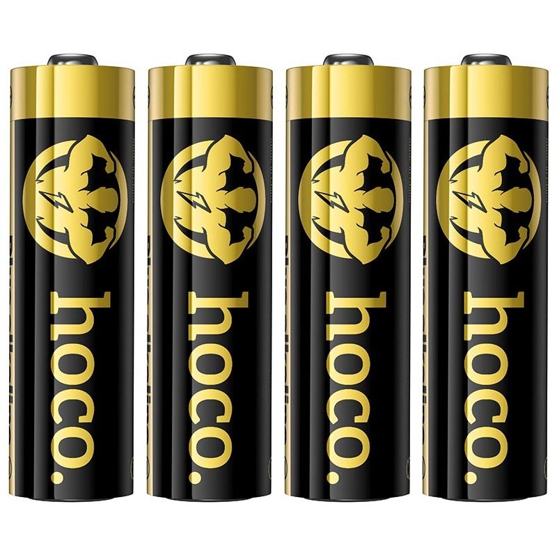 Alkaline battery HOCO JA1B |AA, LR6, 1.5V| (4PCS) black Alkaline battery HOCO JA1B |AA, LR6, 1.5V| (4PCS) black