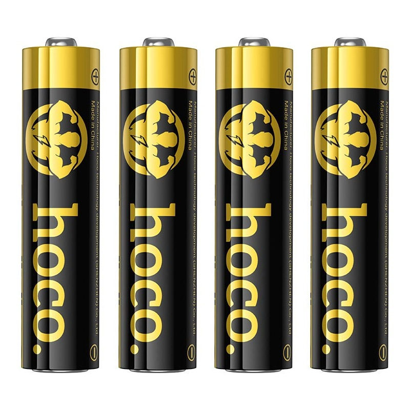 Alkaline battery HOCO JA2B |AAA, LR03, 1.5V| (4PCS) black Alkaline battery HOCO JA2B |AAA, LR03, 1.5V| (4PCS) black