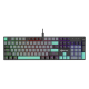 Игровая клавиатура MEETION Wired Mechanical Keyboard Red Switch MK009RDP |UA Layouts, USB-C| black