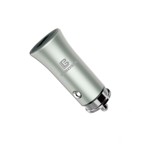 Автомобильное зарядное устройство Biboshi Z02 1 USB QC5.0 silver