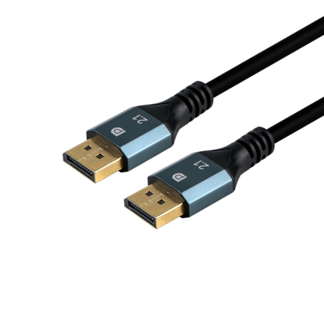 Cable DP to DP 2.1V 4K/240Hz 3m Черный