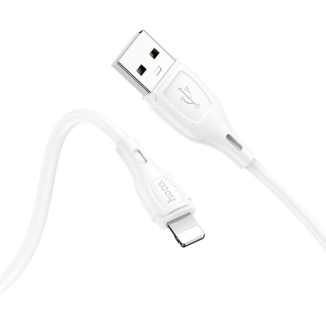USB Кабель HOCO X61 USB - Lightning (1М) белый