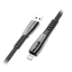 USB Кабель HOCO U70 USB - Lightning (1.2М) (темно-серый) USB Кабель HOCO U70 USB - Lightning (1.2М) (темно-серый)