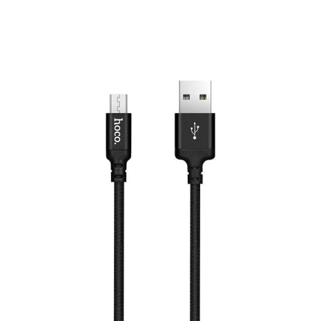 USB Кабель HOCO X14 USB - MicroUSB (2М) черный