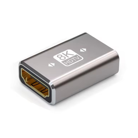 Соединитель HDMI 2.1 8K 60Hz / 4K 144Hz "Мама-мама", металлический, 30mm, Purple