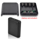 Корпус повербанка X4 под АКБ 4x18650 до 12000mAh (44.4Wh); PD 20W, QC 18W; In: Type-C, Micro, Out: 2xUSB-A, 1xUSB-C (12V/3A Max), Black