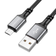 Кабель Borofone BX83 USB to MicroUSB 1m черный Кабель Borofone BX83 USB to MicroUSB 1m черный