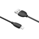 Кабель Borofone BX19 USB to Lightning 1m черный Кабель Borofone BX19 USB to Lightning 1m черный