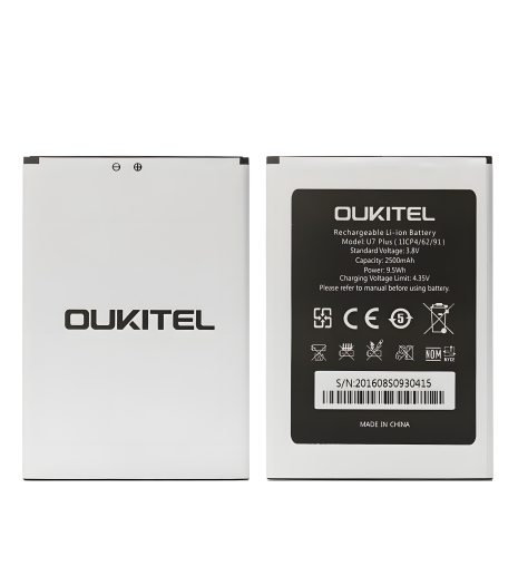 Oukitel U7 Plus/U7 Max Акумулятор [Оригінал PRC] 12 місяців гарантії